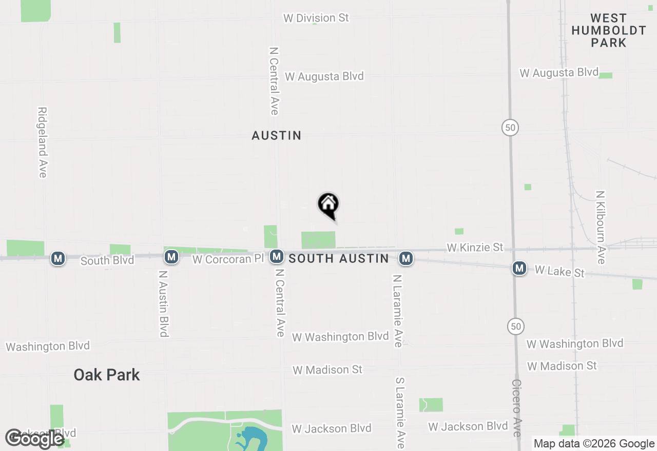 Map of 5412 W Ferdinand Street #12, Chicago, IL 60644