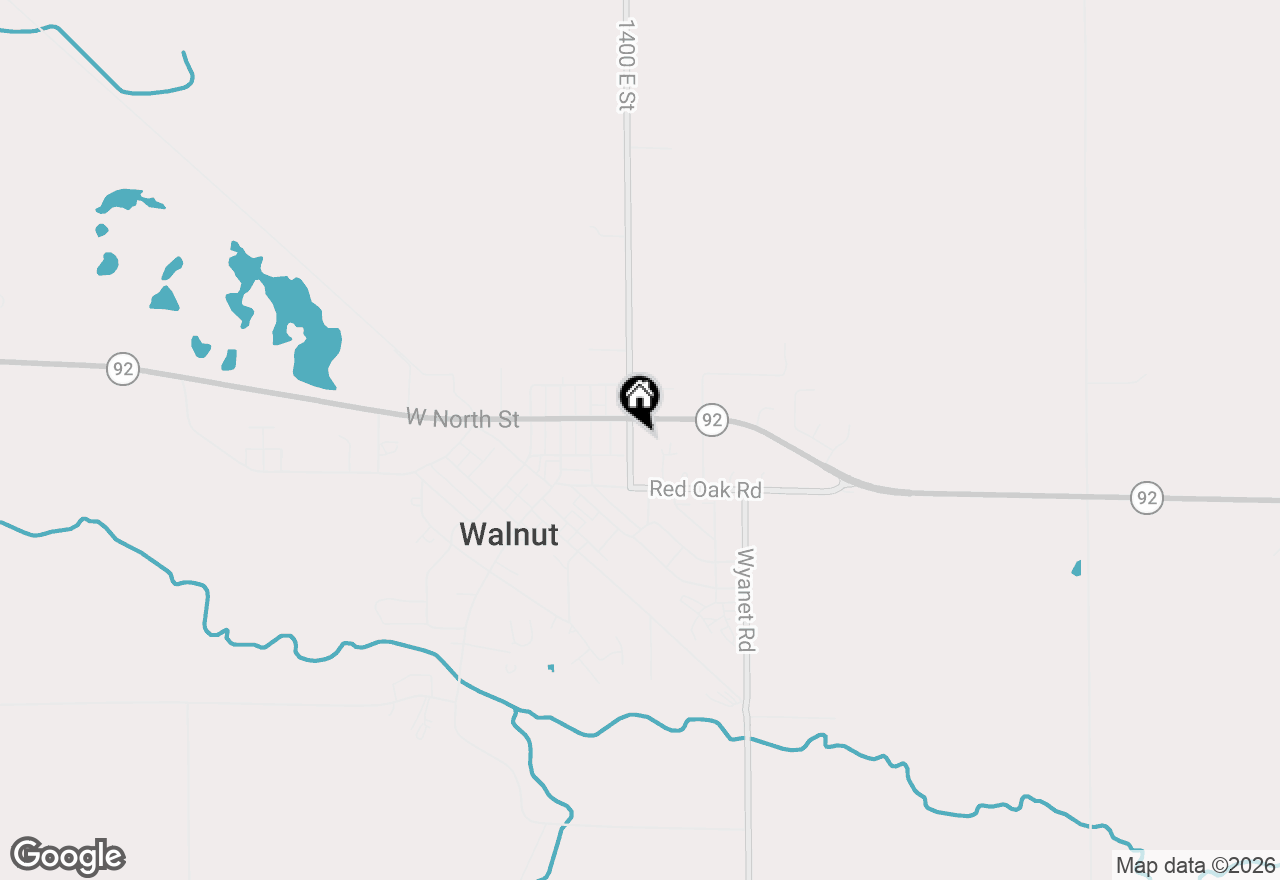 Map of 114 5th Street, Walnut, IL 61376