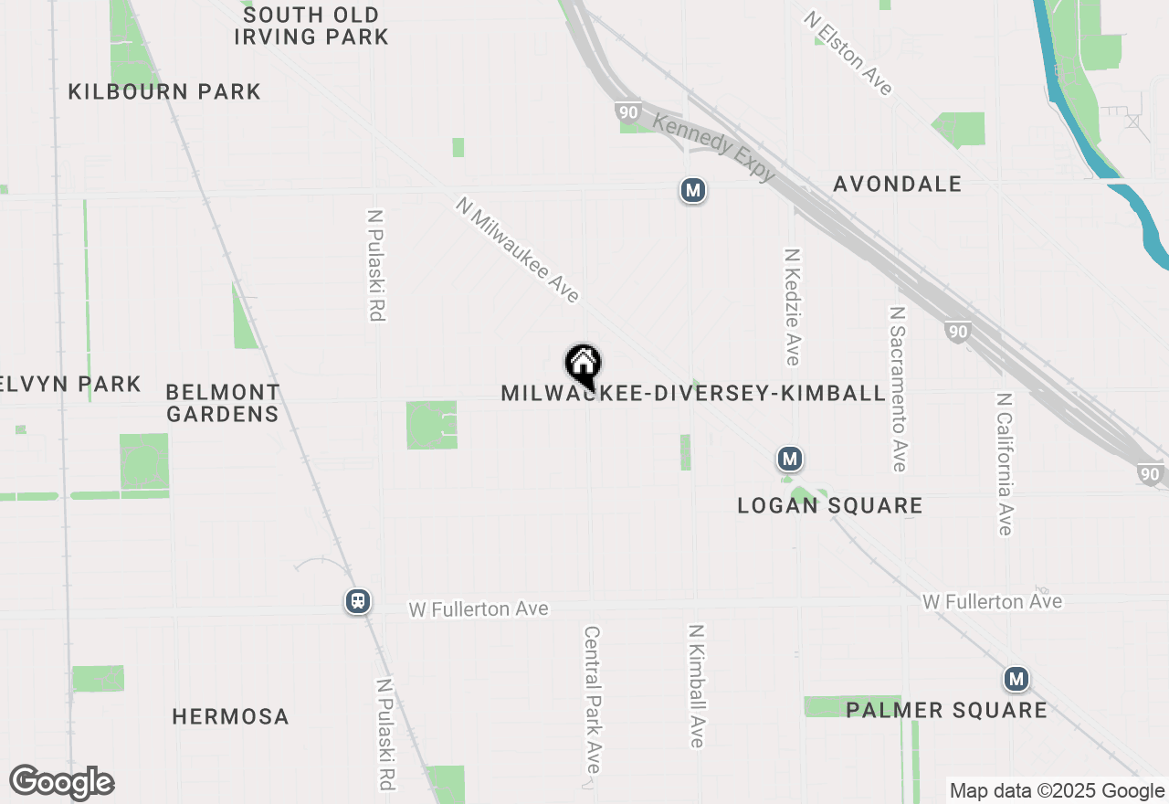 Map of 3601 W Diversey Avenue, Chicago, IL 60647