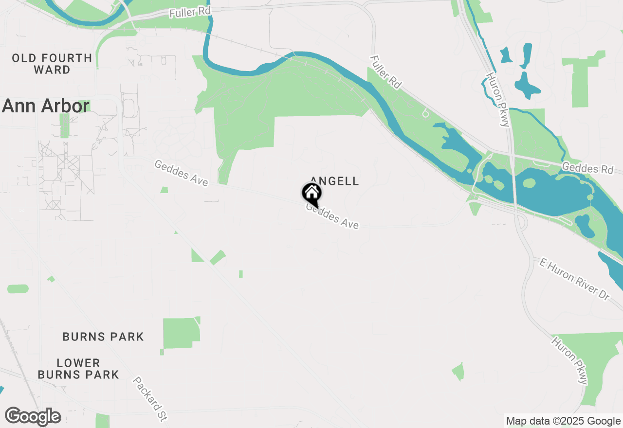 Map of 2430 Geddes Avenue, Ann Arbor, MI 48104