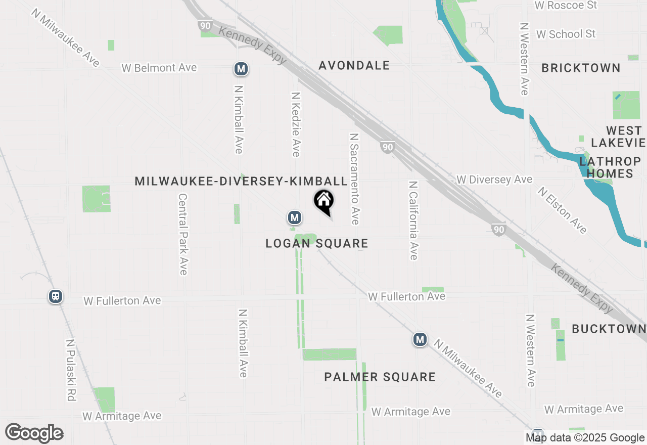 Map of 2624 N Albany Avenue, Chicago, IL 60647