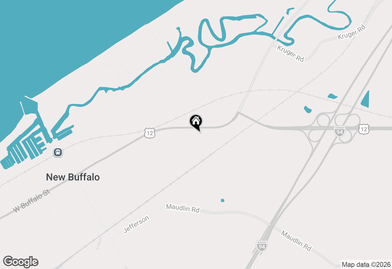 Map of 110 Diamond Point Lane, New Buffalo, MI 49117