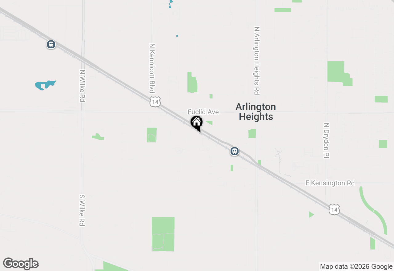 Map of 510 W Eastman Street #2F, Arlington Heights, IL 60005
