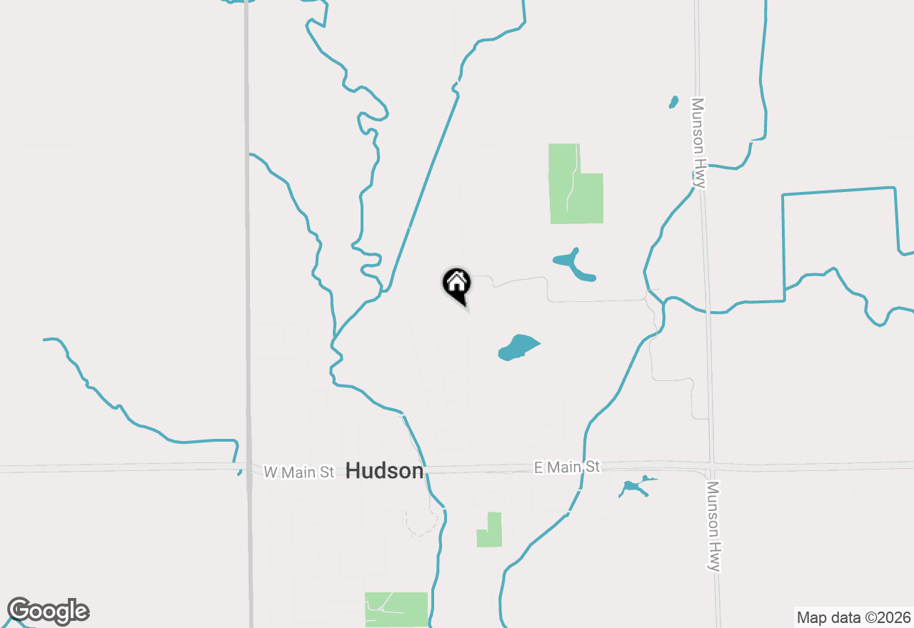 Map of 714 N Maple Grove Avenue, Hudson, MI 49247