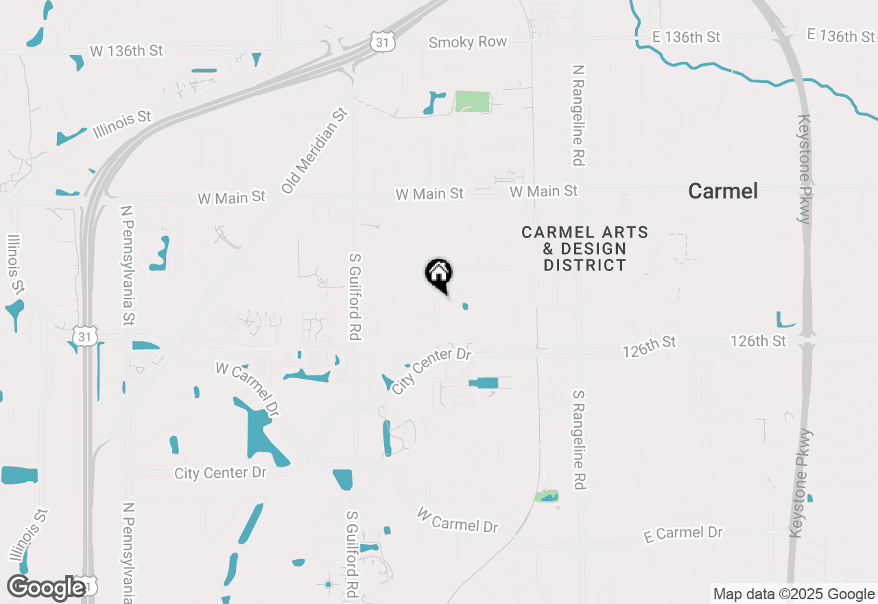 Map of 48 Wilson Drive, Carmel, IN 46032