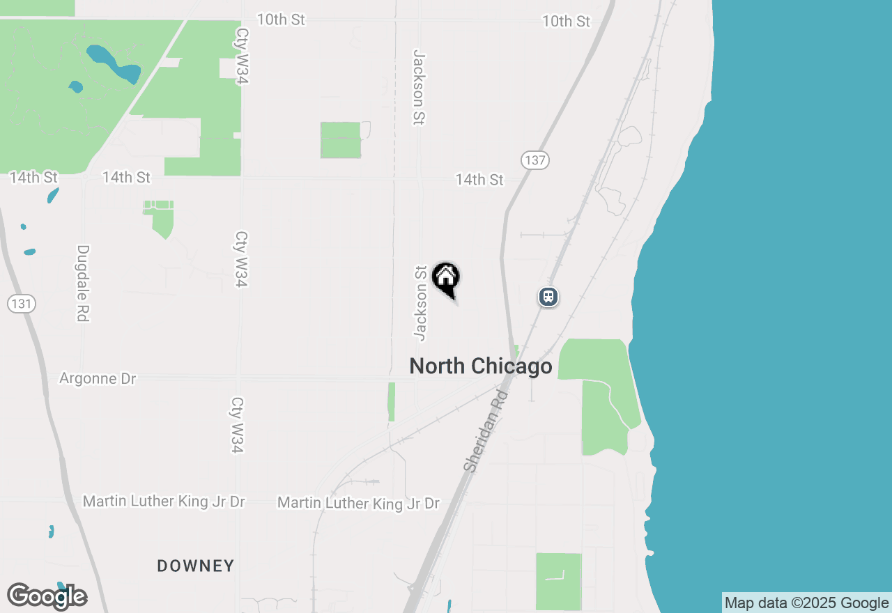 Map of 1705 Victoria Avenue, North Chicago, IL 60064
