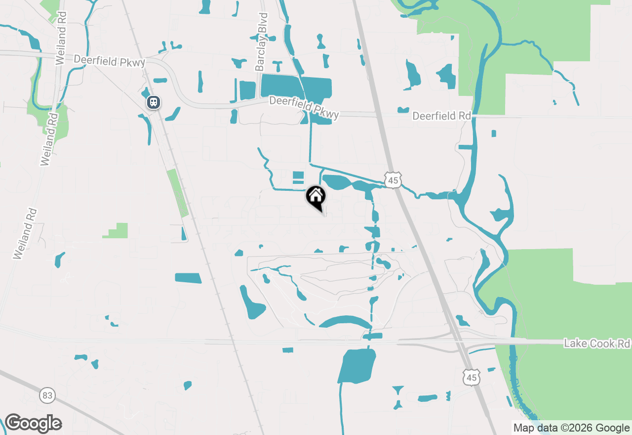 Map of (Address confidential), Deerfield, Illinois 60015