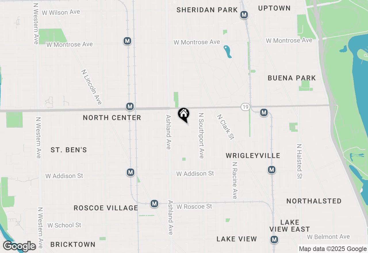 Map of 1469 W Byron Street #2, Chicago, IL 60613