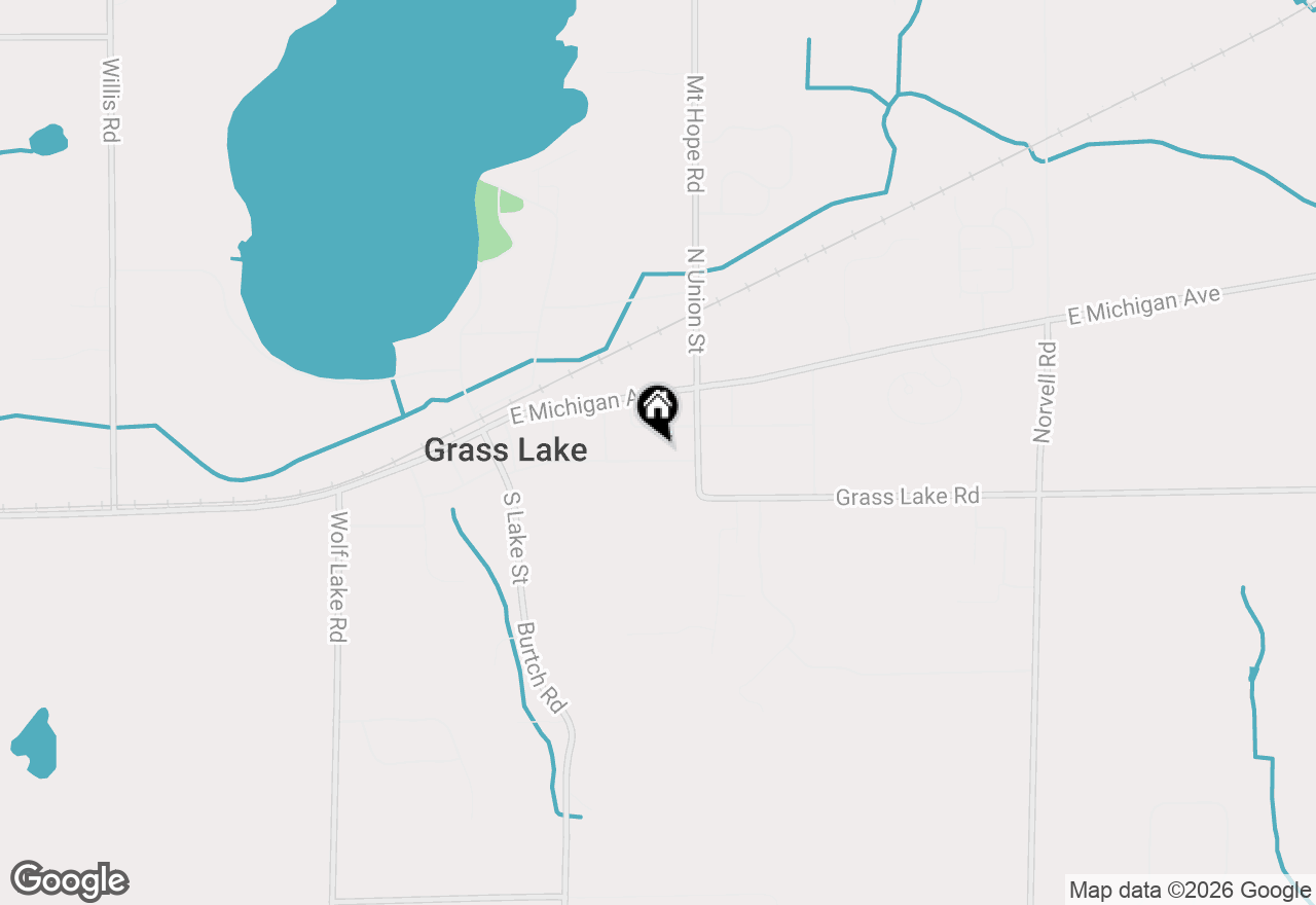 Map of 674 South Street, Grass Lake, MI 49240