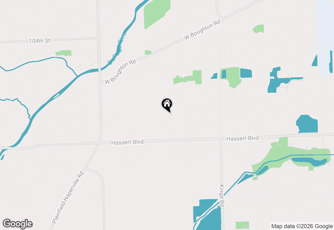 Map of 10 Raes Creek Court, Bolingbrook, IL 60490