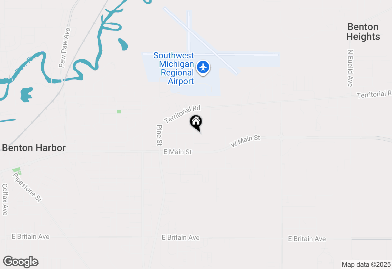 Map of 1226 Chicago Avenue, Benton Harbor, MI 49022