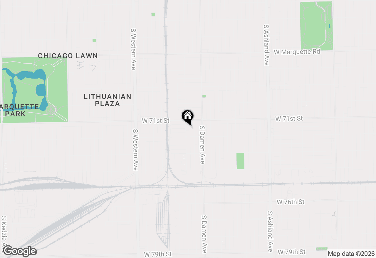 Map of 7131 S Hoyne Avenue, Chicago, IL 60636