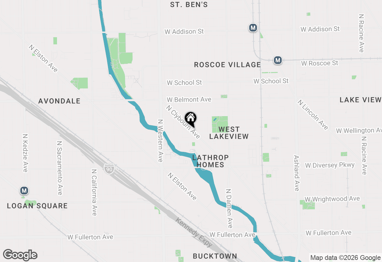 Map of 3008 N Clybourn Avenue, Chicago, IL 60618
