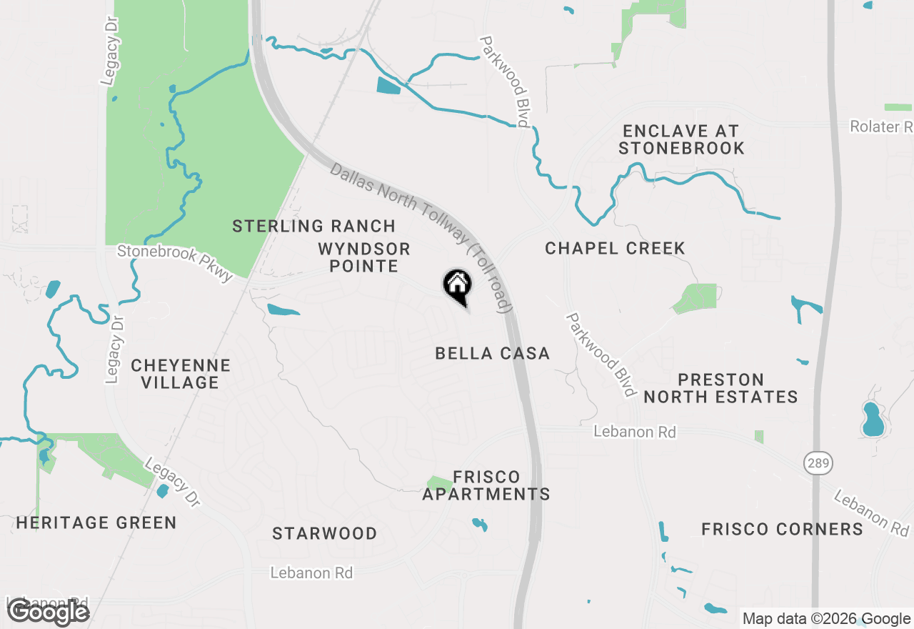Map of 6041 Pisa Lane, Frisco, TX 75034