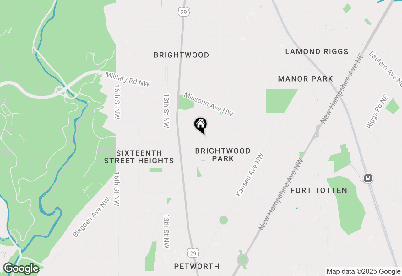 Map of 824 Kennedy Street Nw #2, Washington, DC 20011