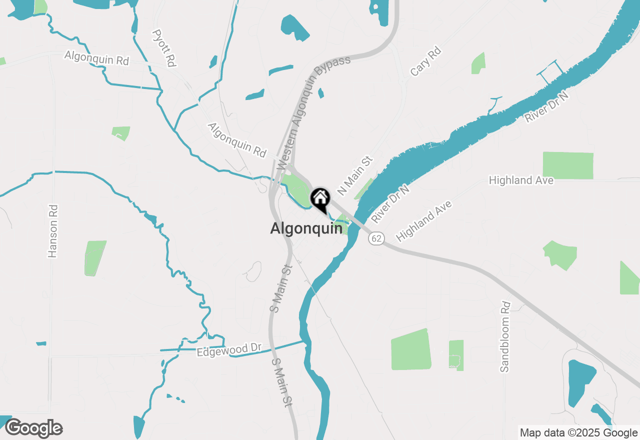 Map of 123 S Main Street, Algonquin, IL 60102