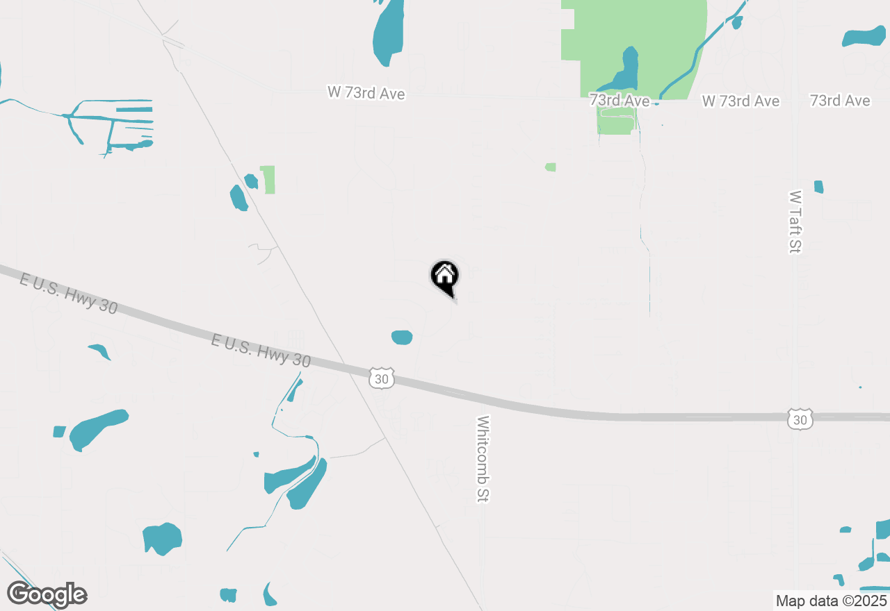 Map of 7802 Wright Street, Merrillville, IN 46410