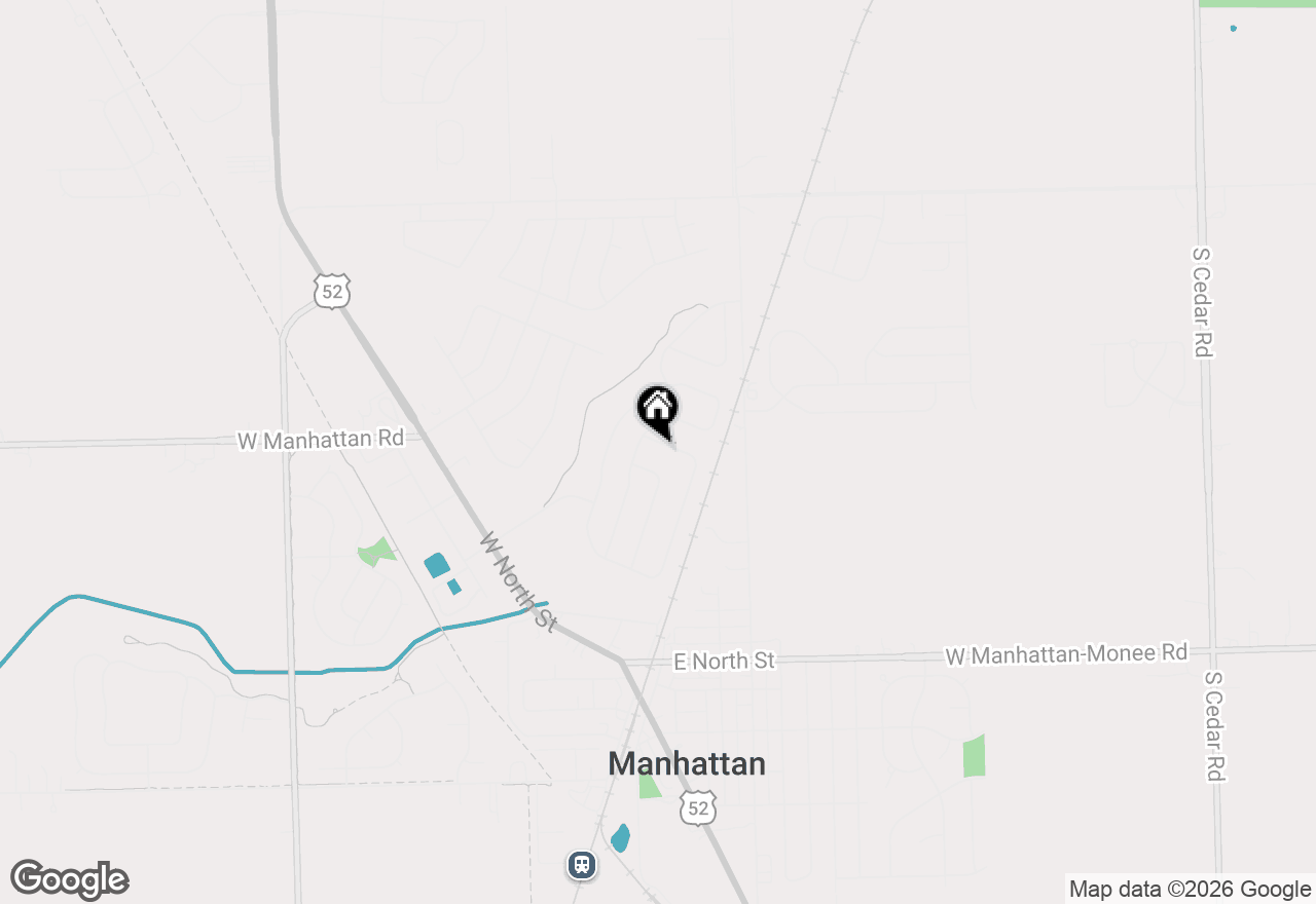 Map of 25116 Colligan Street, Manhattan, IL 60442