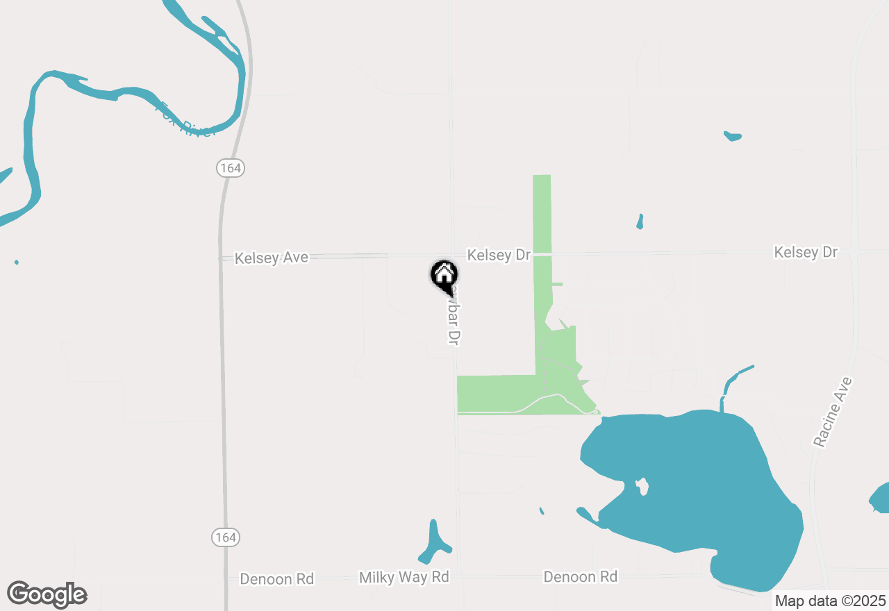 Map of W216S10421 Crowbar Dr, Muskego, WI 53150