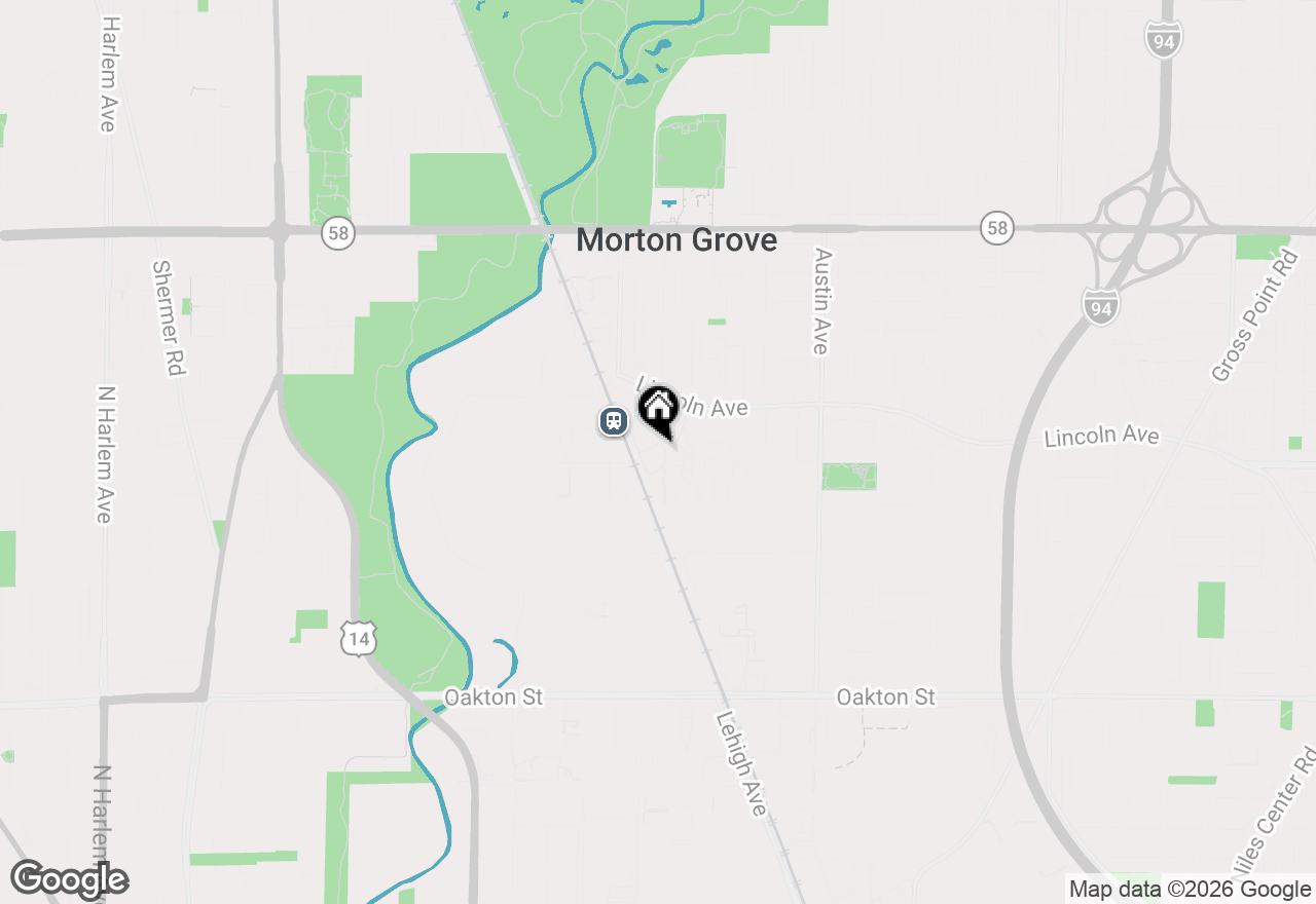 Map of 8340 Callie Avenue #104, Morton Grove, IL 60053