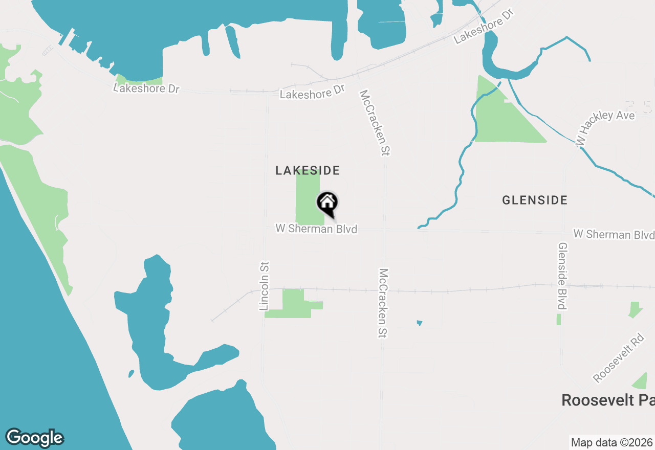 Map of 2190 W Sherman Boulevard, Muskegon, MI 49441
