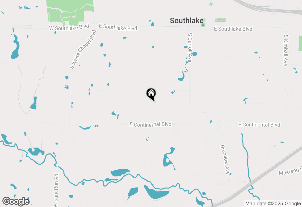 Map of 918 Midland Creek Drive, Southlake, TX 76092