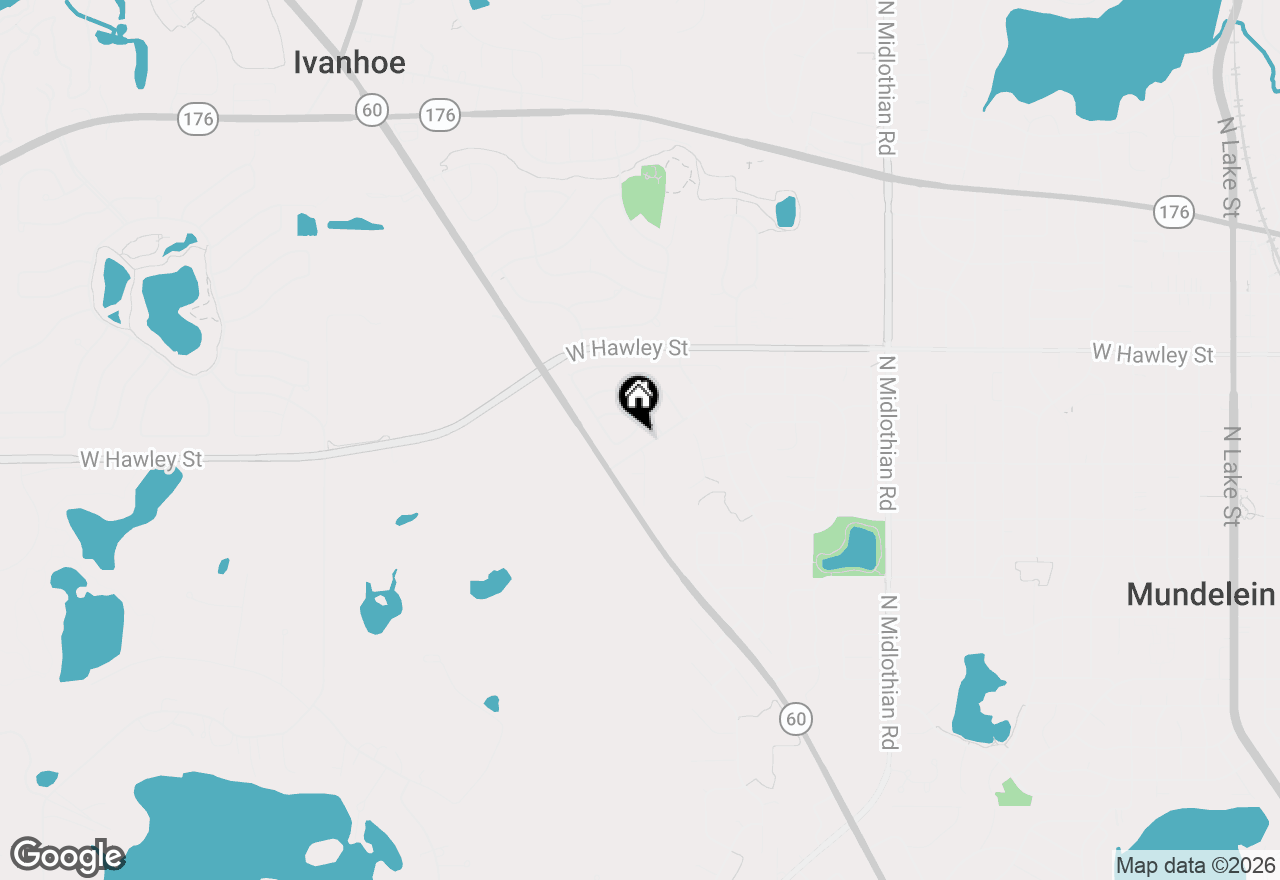 Map of 320 Yorkshire Drive, Mundelein, IL 60060