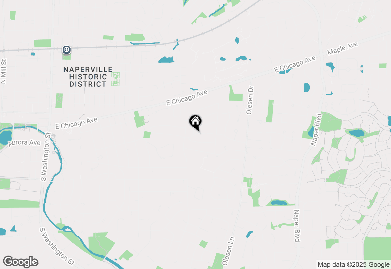 Map of 1128 Elizabeth Avenue, Naperville, IL 60540