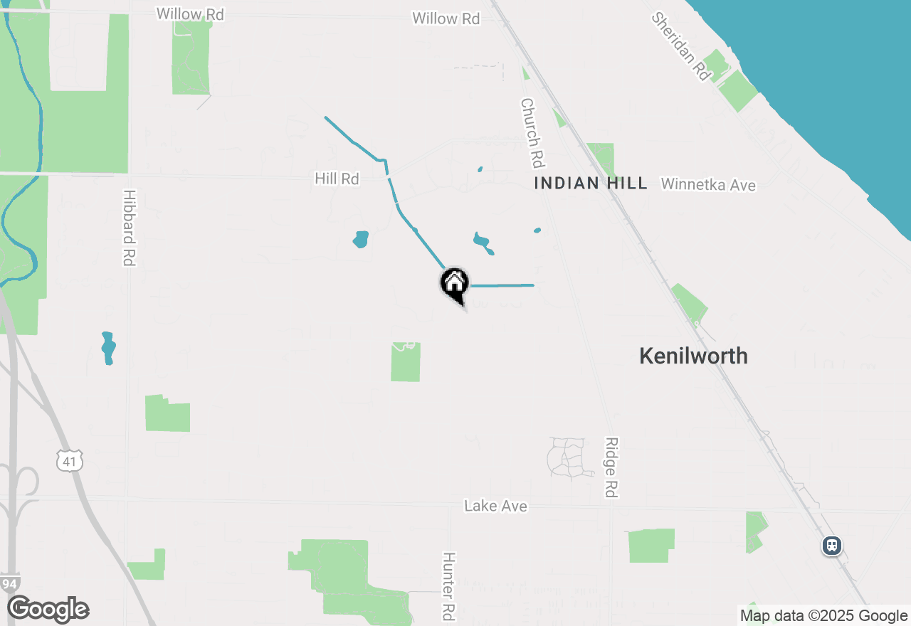 Map of 71 Indian Hill Road, Winnetka, IL 60093