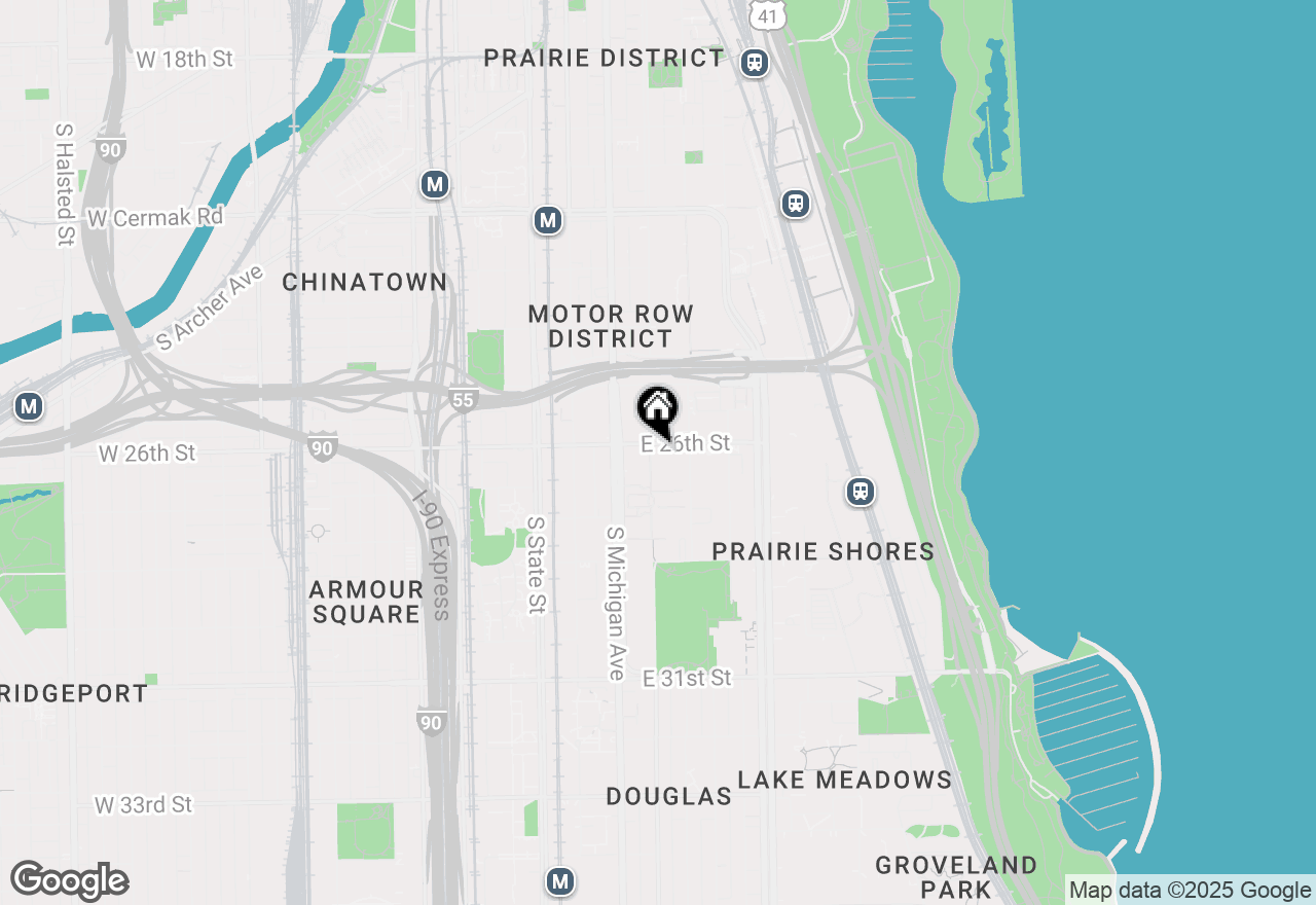 Map of 2605 S Indiana Avenue #308, Chicago, IL 60616