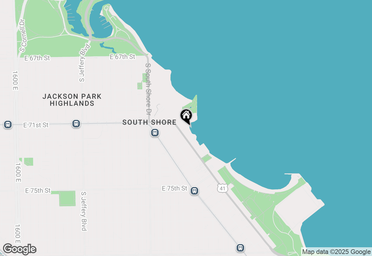 Map of 2567 E 72nd Place, Chicago, IL 60649