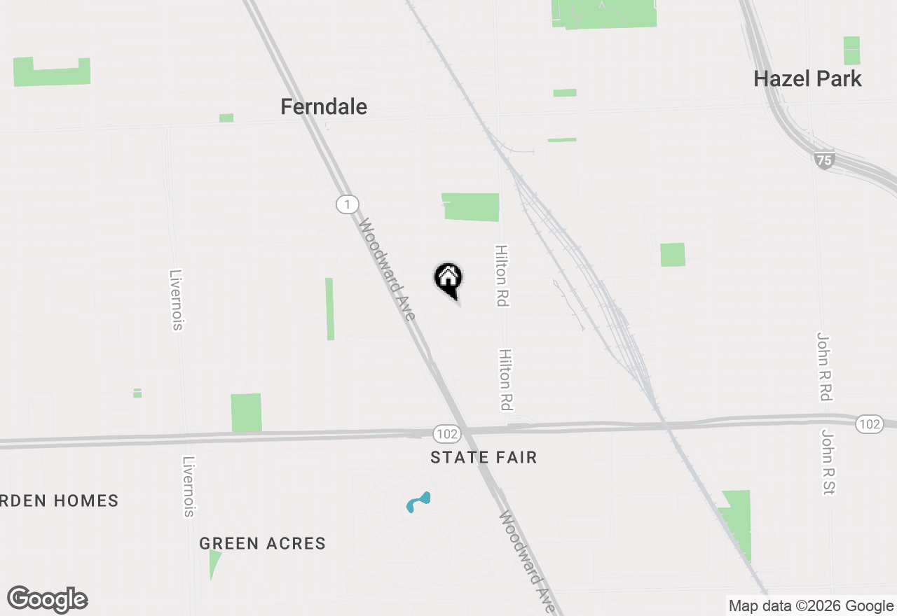 Map of 273 Silman Street #5, Ferndale, MI 48220