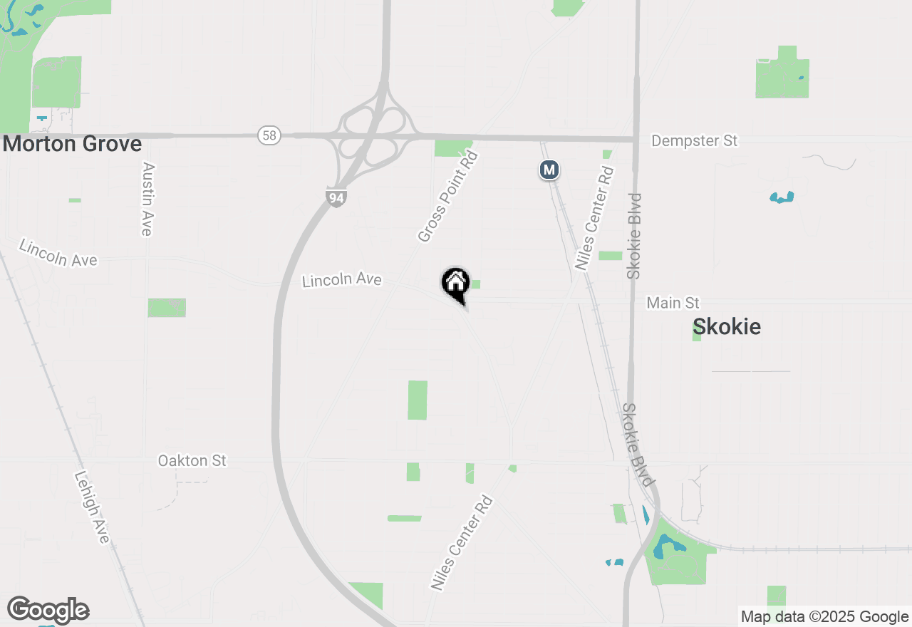 Map of 8348 Lincoln Avenue, Skokie, IL 60077