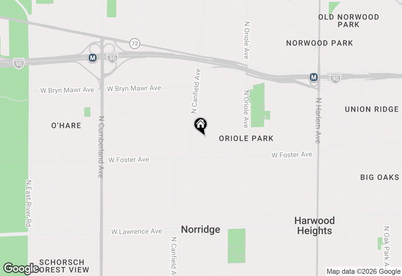 Map of 7830 W Berwyn Avenue, Chicago, IL 60656