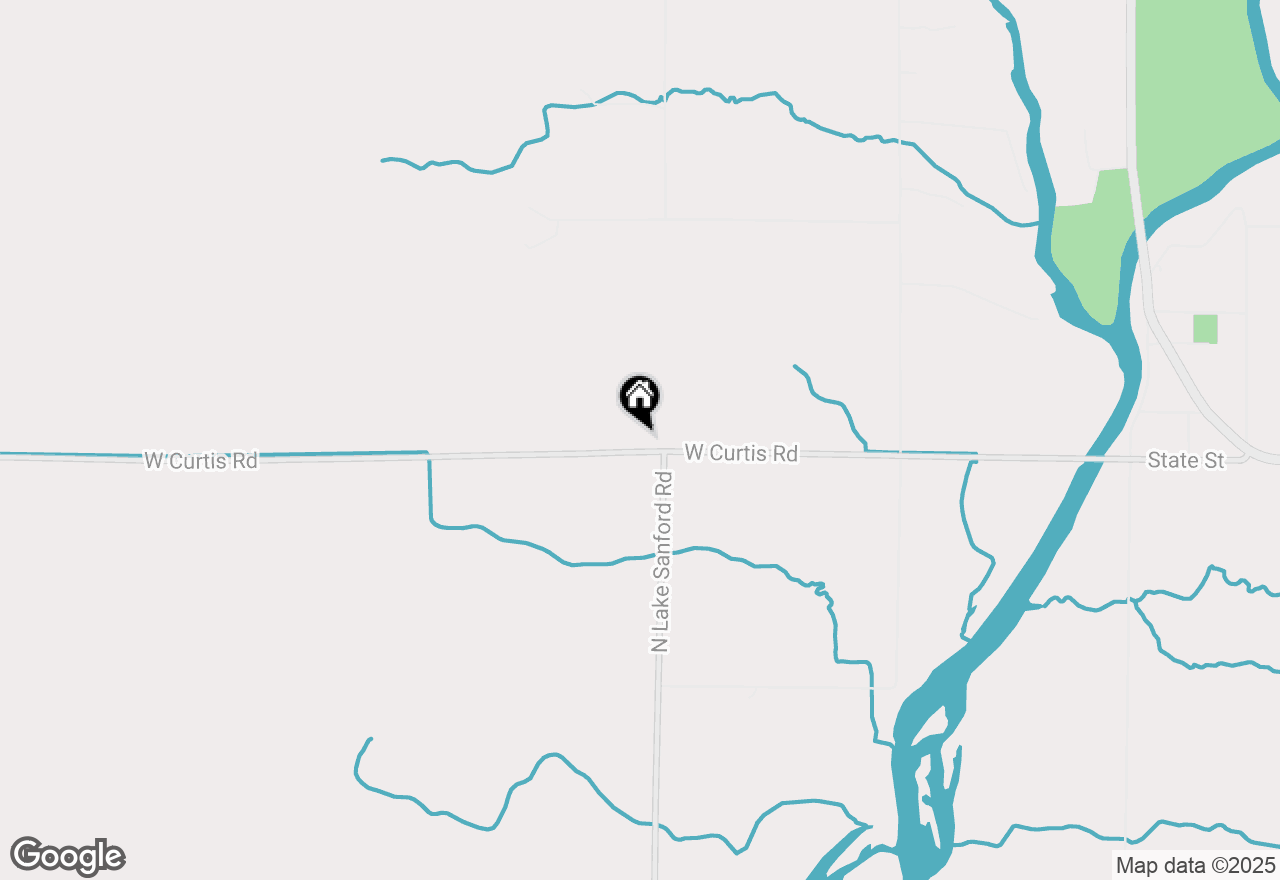 Map of 1080 W Curtis Road, Sanford, MI 48657