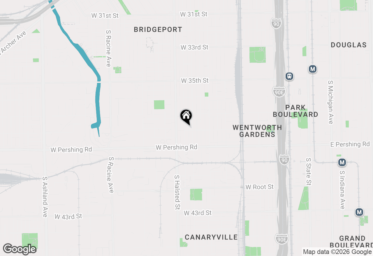 Map of 3753 S Emerald Avenue, Chicago, IL 60609