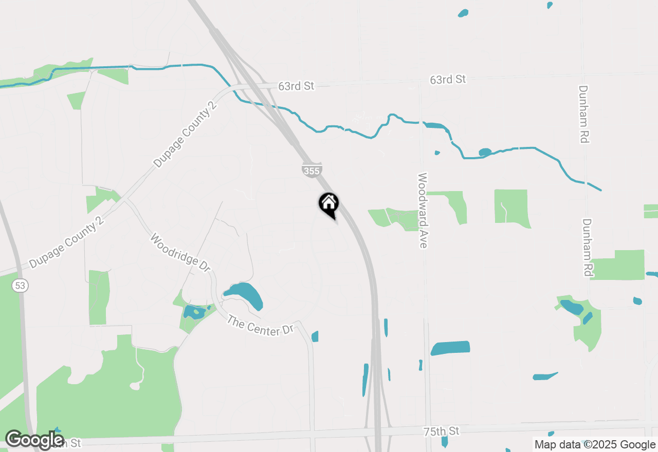 Map of 3 Wren Court, Woodridge, IL 60517