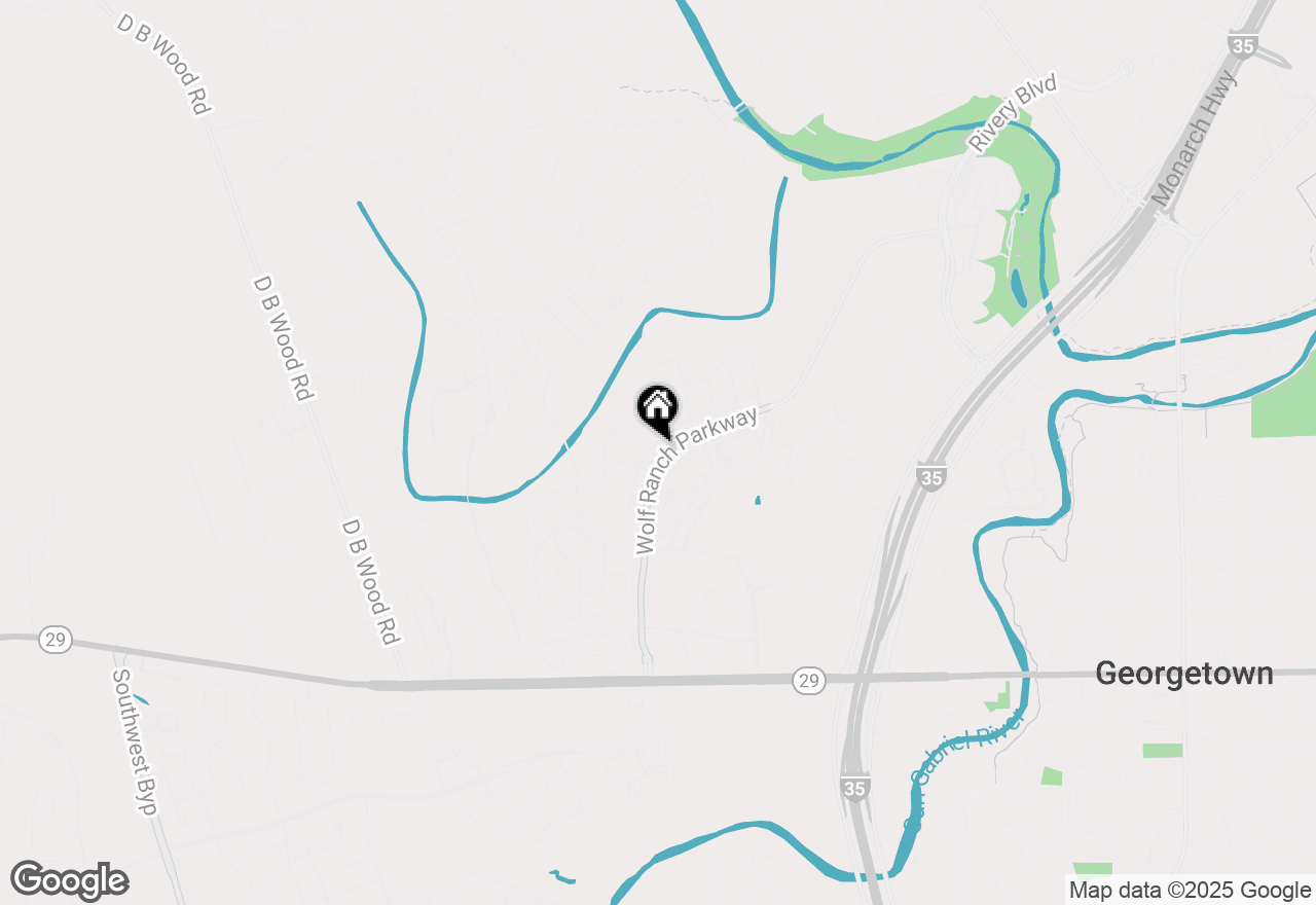 Map of 3828 Mercer Rd, Georgetown, TX 78628