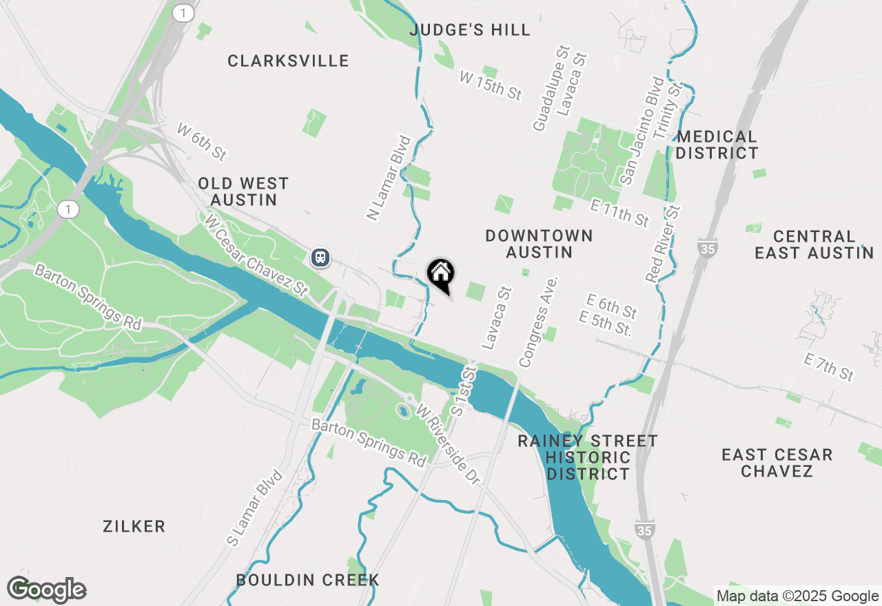 Map of 360 Nueces St #4209, Austin, TX 78701