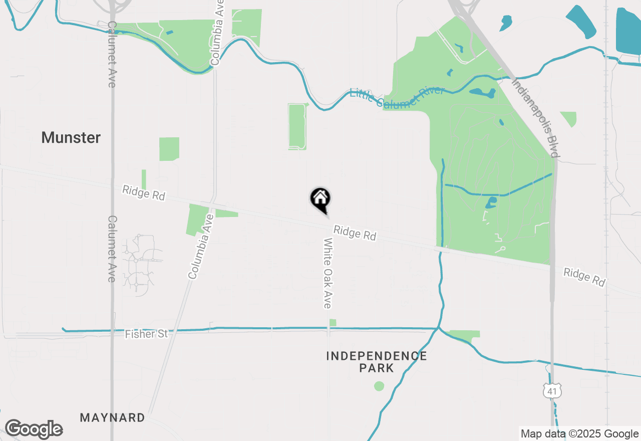Map of 1539 Ridge Road, Munster, IN 46321