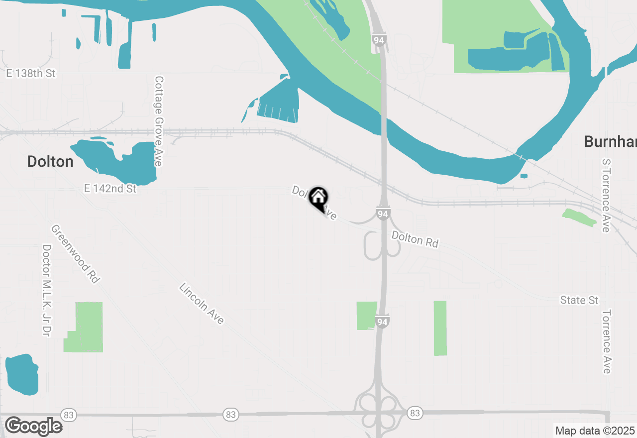 Map of 14301 Kenwood Avenue, Dolton, IL 60419