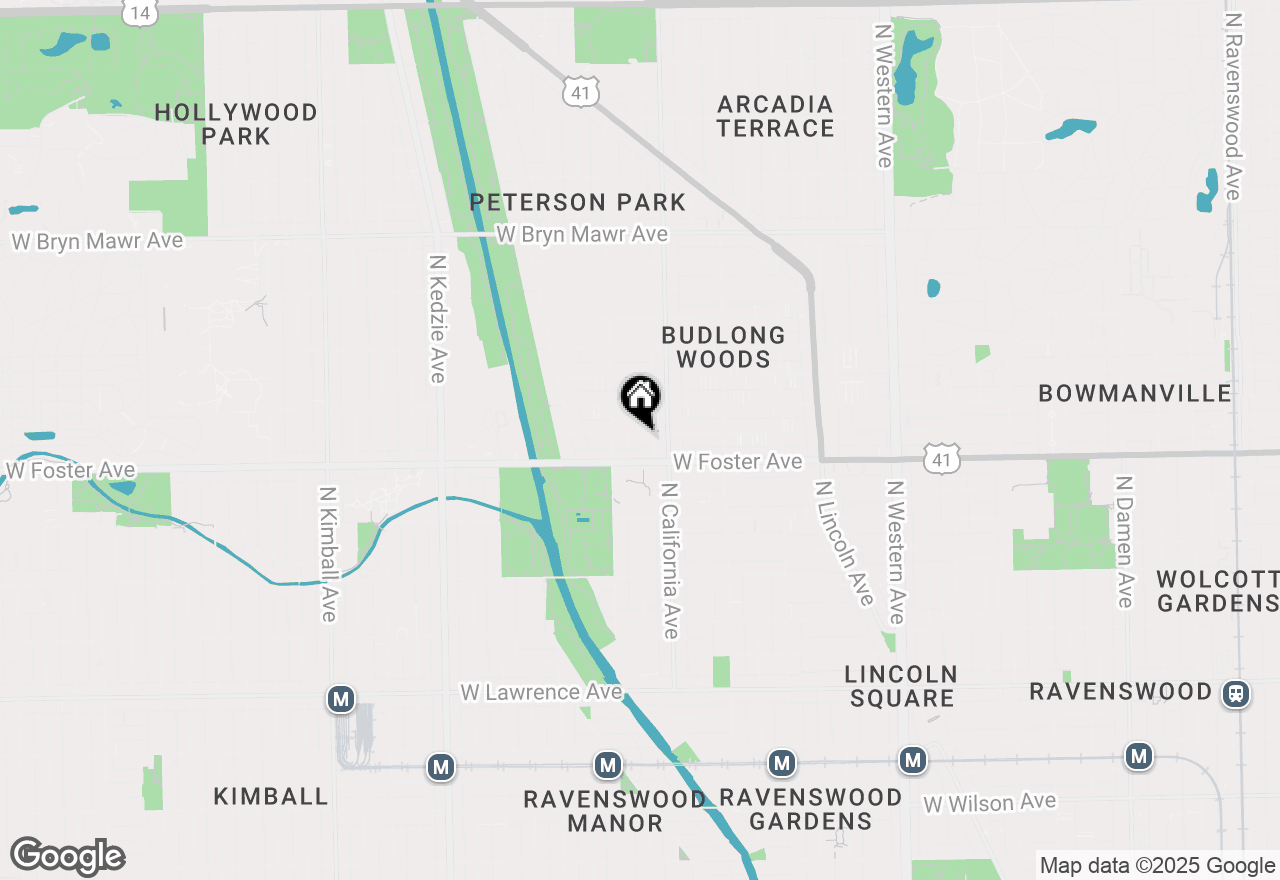 Map of 2829 W Farragut Avenue #2E, Chicago, IL 60625