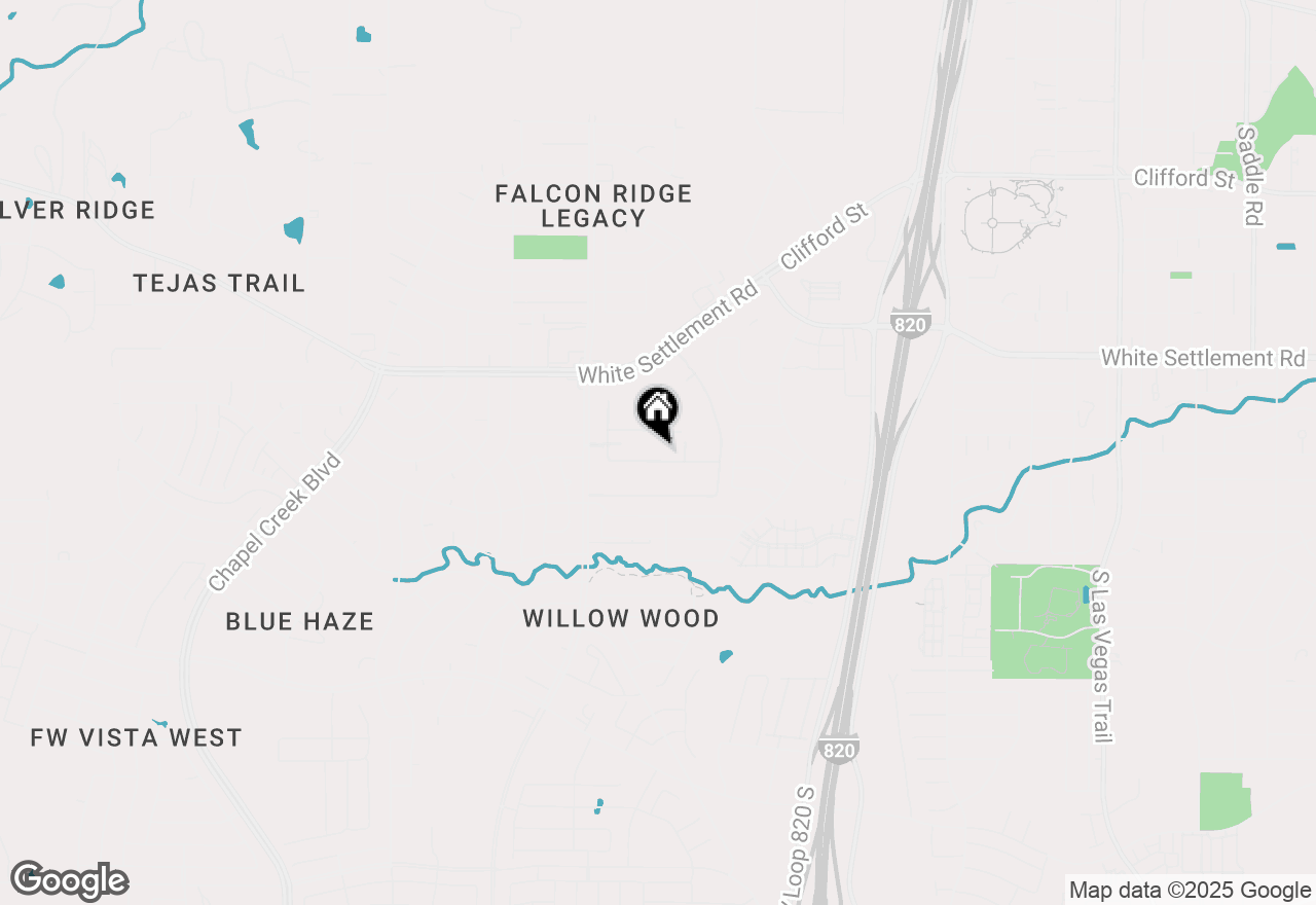 Map of 9801 Plainfield Drive #9802, Fort Worth, TX 76108