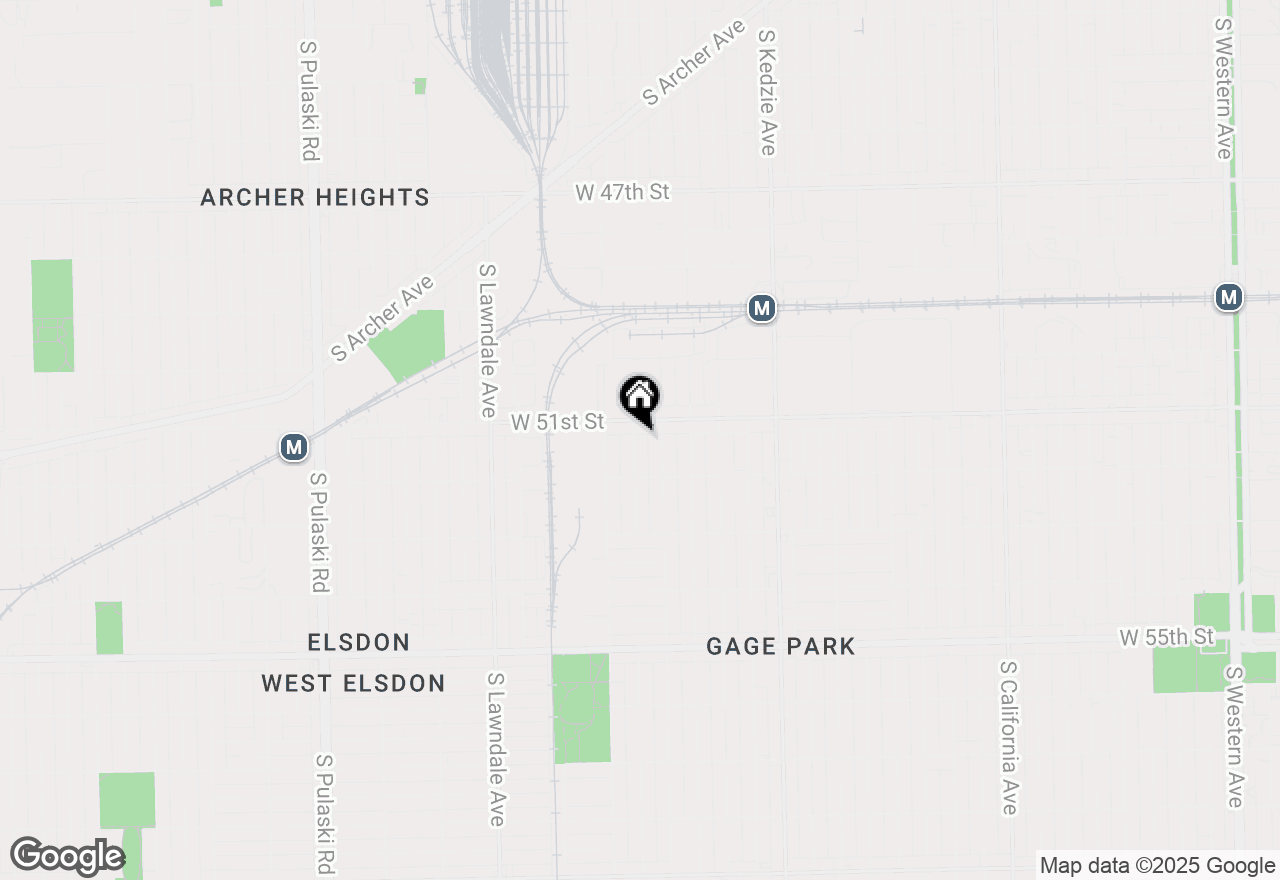 Map of 5121 S Trumbull Avenue, Chicago, IL 60632