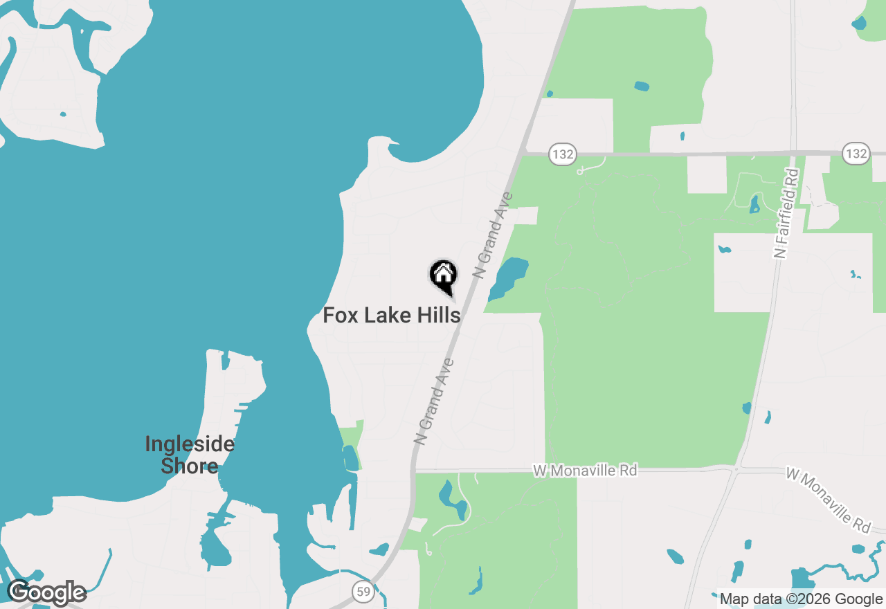 Map of 37532 N Amber Way, Lake Villa, IL 60046