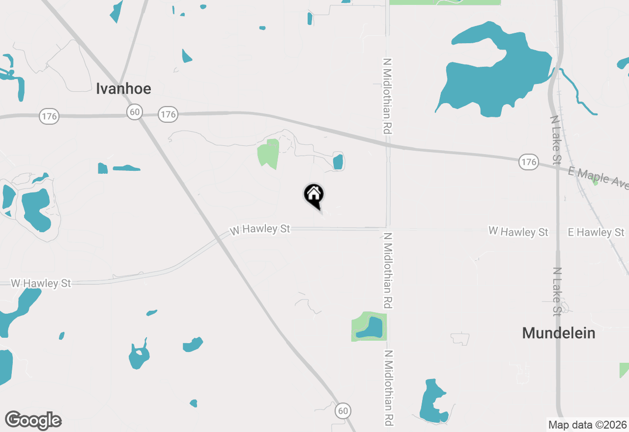 Map of 560 Woodhaven Drive, Mundelein, IL 60060