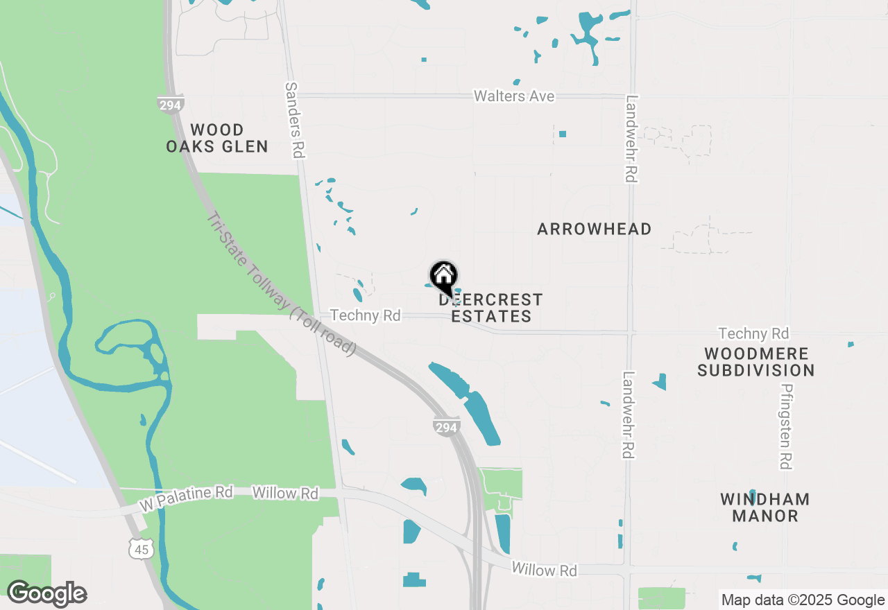 Map of 3833 Provenance Way, Northbrook, IL 60062