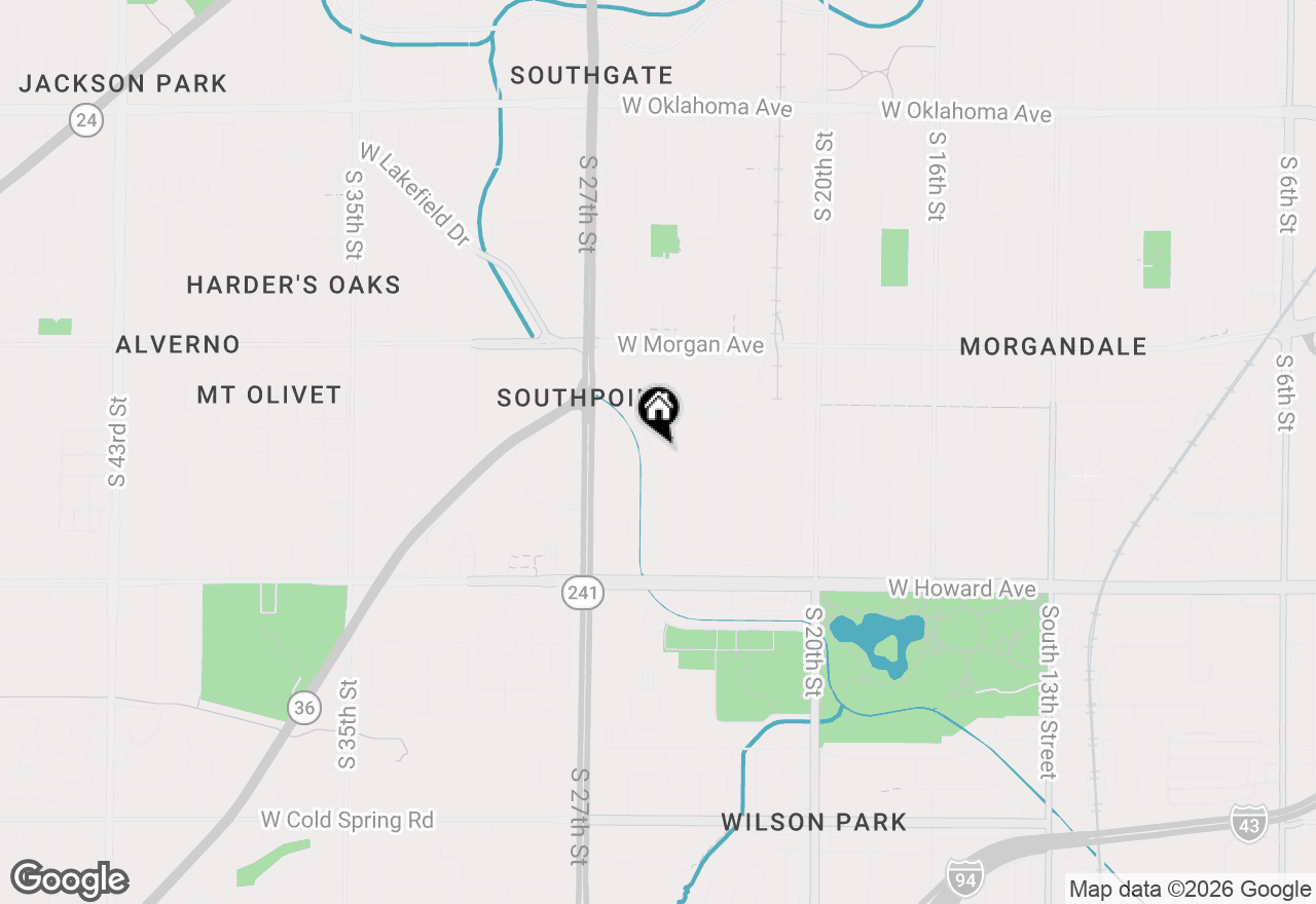 Map of 3666 S 25th St, Milwaukee, WI 53221