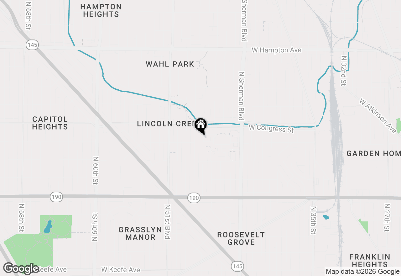 Map of 4319 N 47th St, Milwaukee, WI 53216