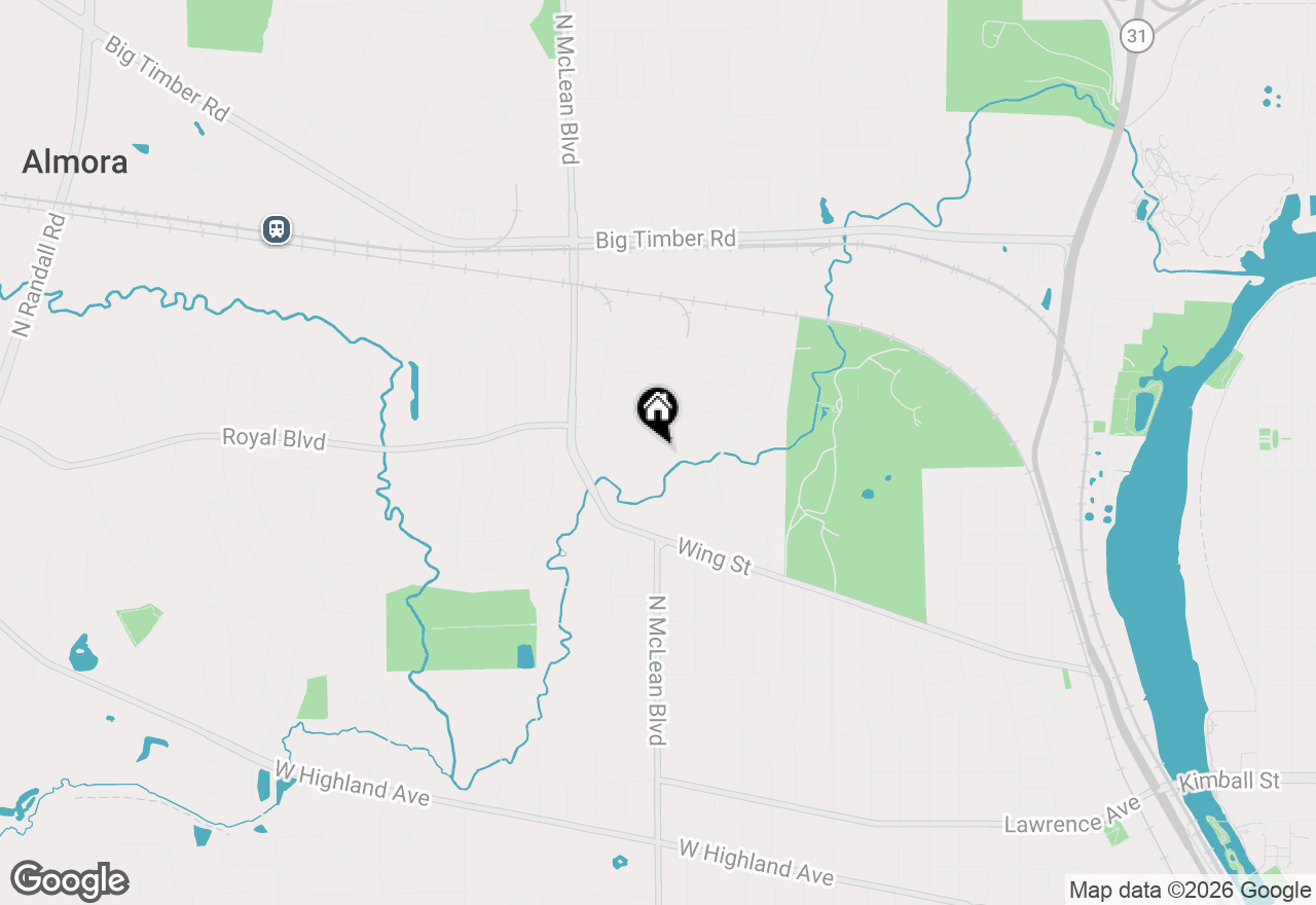 Map of 13 Dumbarton Oaks Place, Elgin, IL 60123